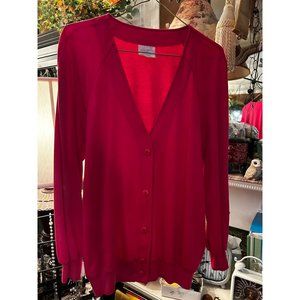 Ladies Medium Weekenders Button Front Cardigan With Side Pocket